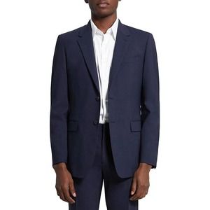 Theory Size 40 L Mens XYLO NP UOMO Suit Jacket with 98% Wool In Deep Navy
